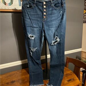 Judy Blue Skinny Fit Distressed Jeans